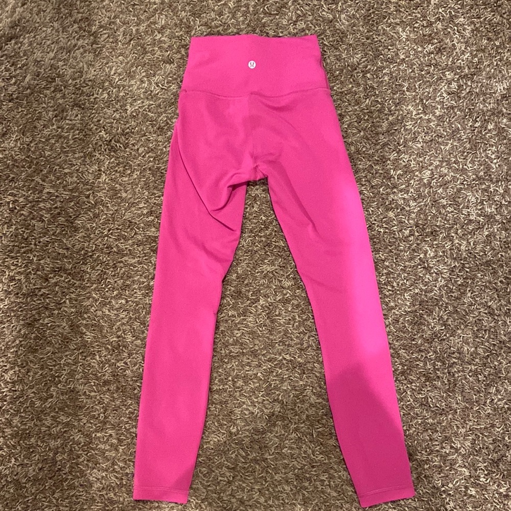 Wunder Train Lululemon Leggings Ripened Raspberry Size 2 28"
